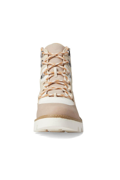Dirty Laundry Pfeiffer Lug Lace Up Booties for Women in Taupe