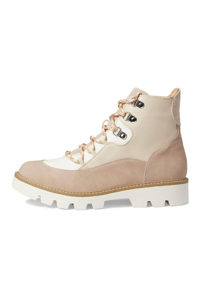 Dirty Laundry Pfeiffer Lug Lace Up Booties for Women in Taupe