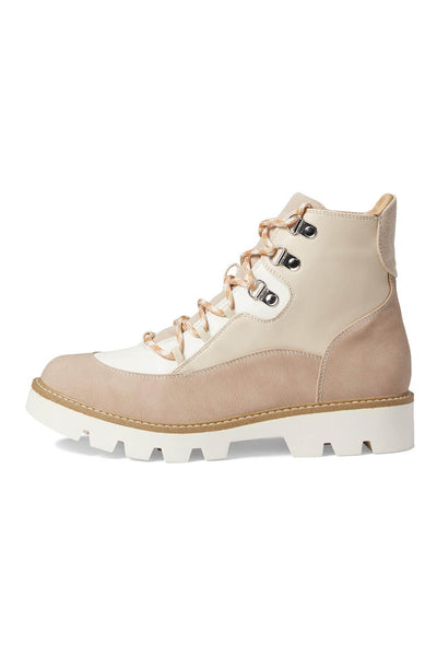 Dirty Laundry Pfeiffer Lug Lace Up Booties for Women in Taupe | PFEIFF ...