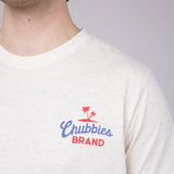 Chubbies Pass Me Another T-Shirt for Men in Off White