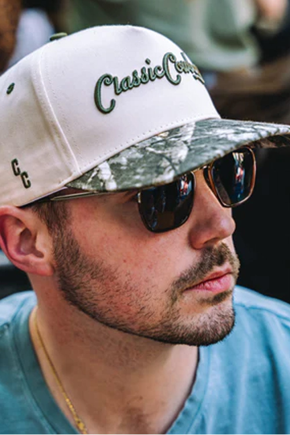 Classic Cowboy Rancher Hat in White Camo | TR-CT-WCSB – Glik's