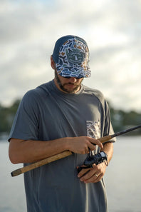 Local Boy Outfitters Classic Oval Trucker Hat for Men in Camo