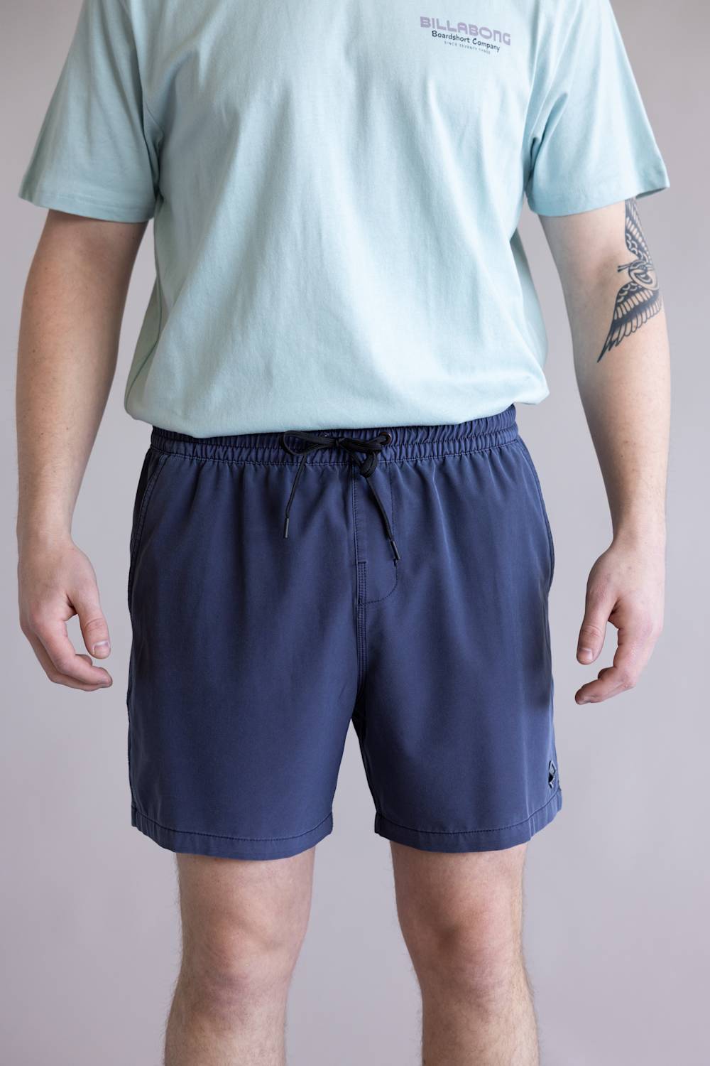 Billabong Every Other Day Lay Back Swim Trunks for Men in Graystone
