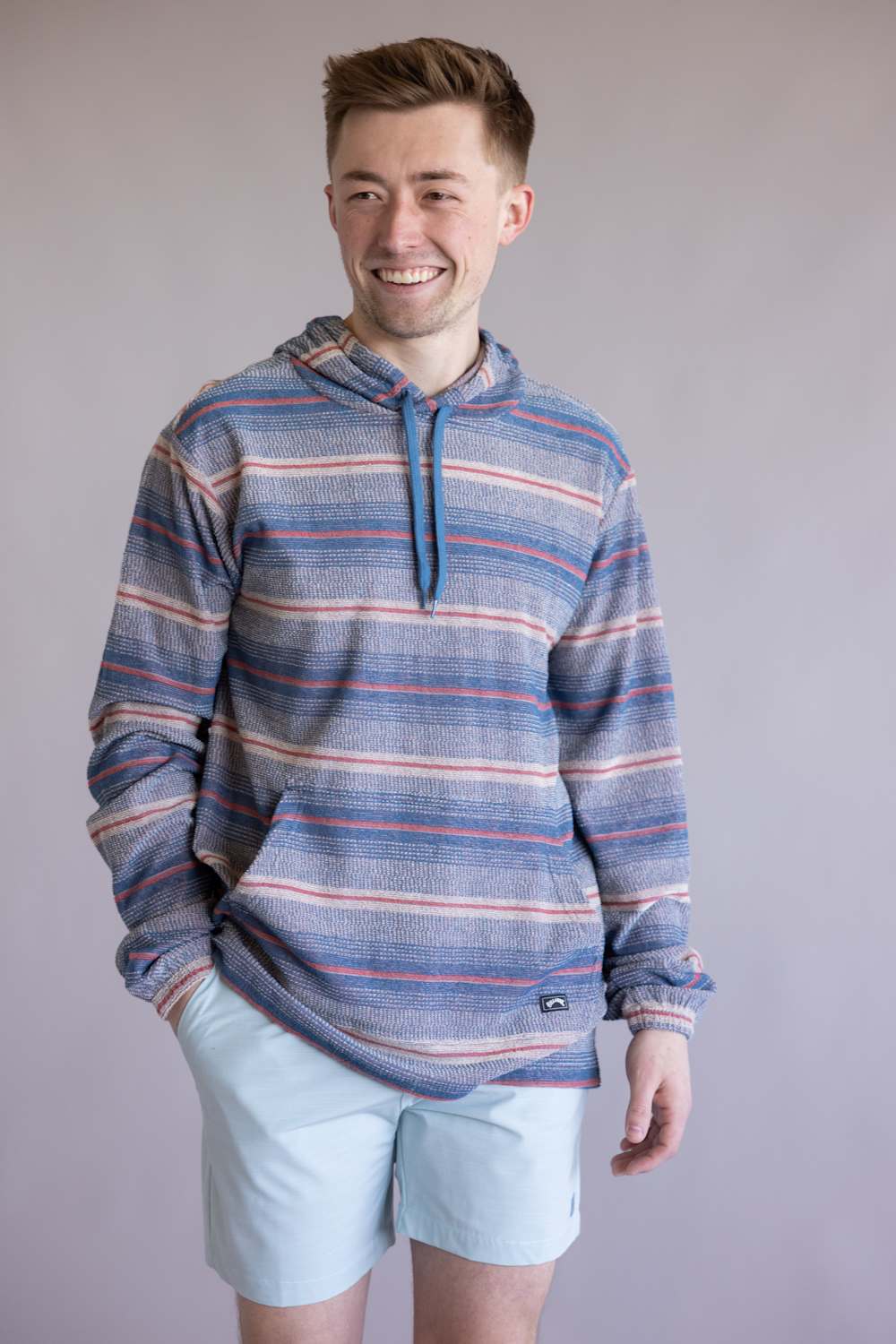 Billabong Flecker Diego Pullover for Men in Dark Denim