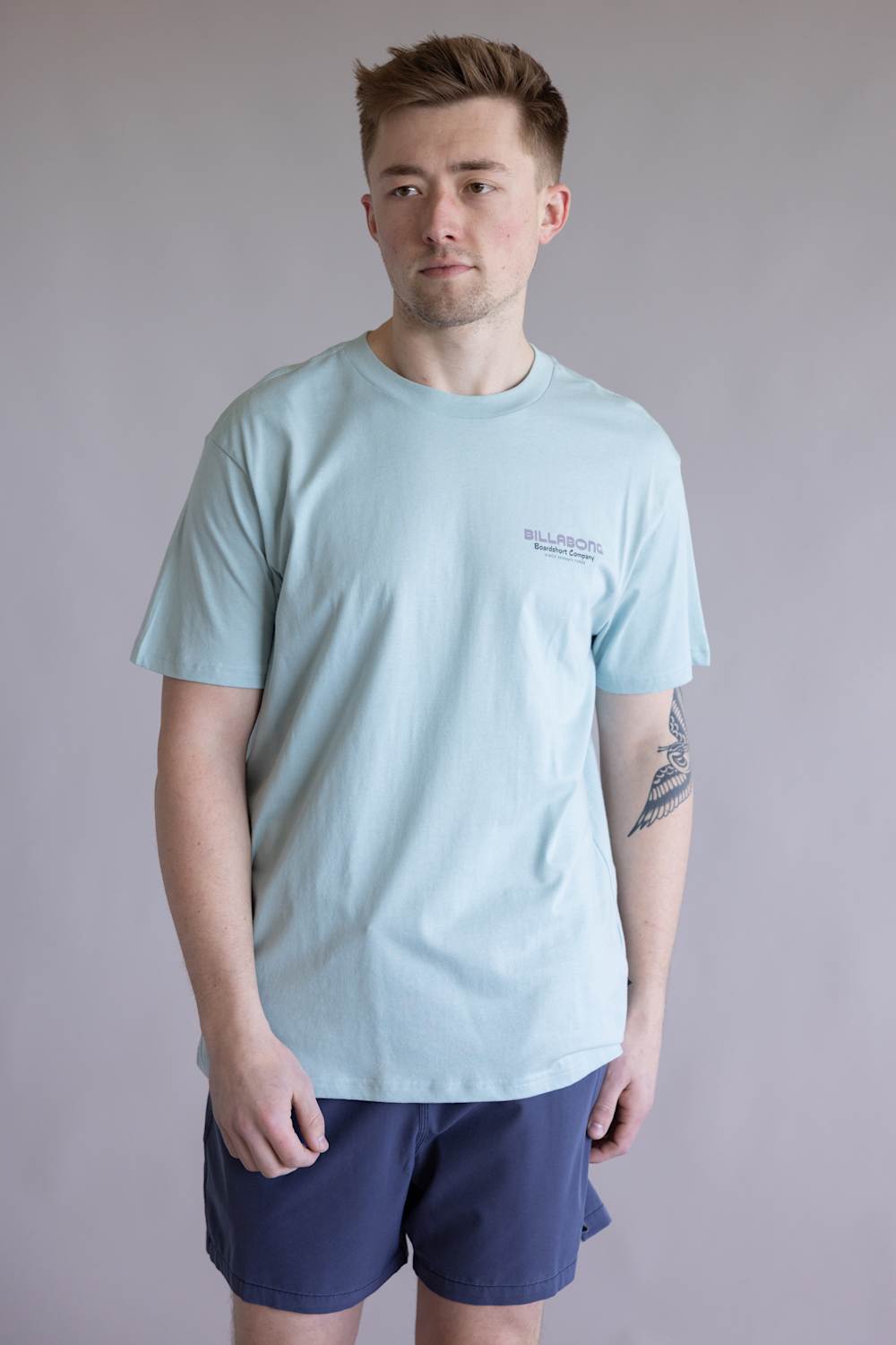 Billabong Tailgating Premium T-Shirt for Men in Dusty Blue