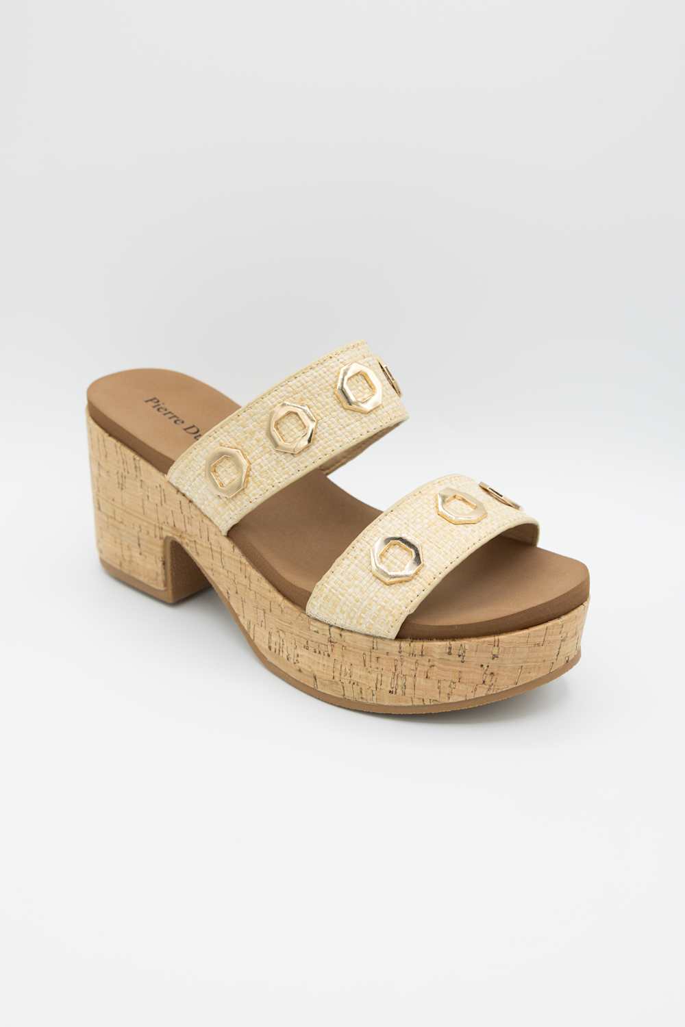 Pierre Dumas Mood-1 Platform Heels for Women in Natural 
