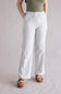 Love Tree Pinstripe Drawstring Linen Pants for Women in Mint Green