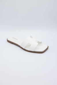 Soda Knit H-Band Slide Sandals for Women
