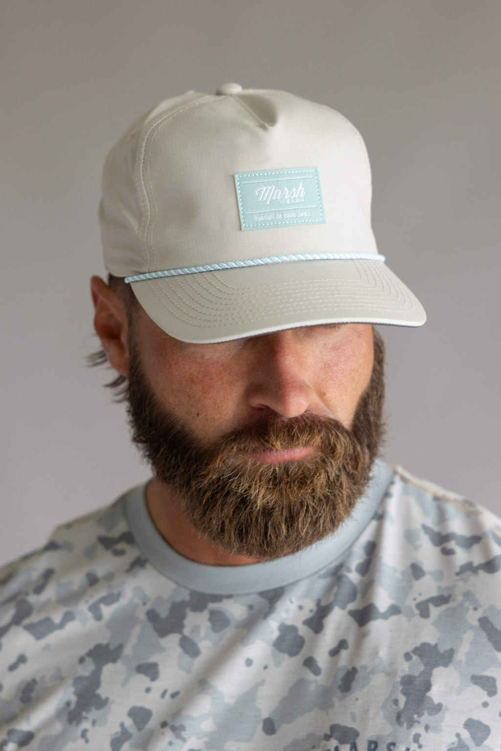 Marsh Wear Top Shelf Hat for Men in Stone