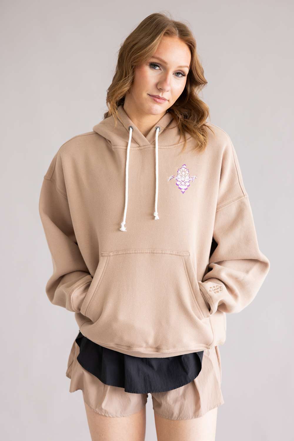 FP Movement Final Call Logo Hoodie for Women in Sandy