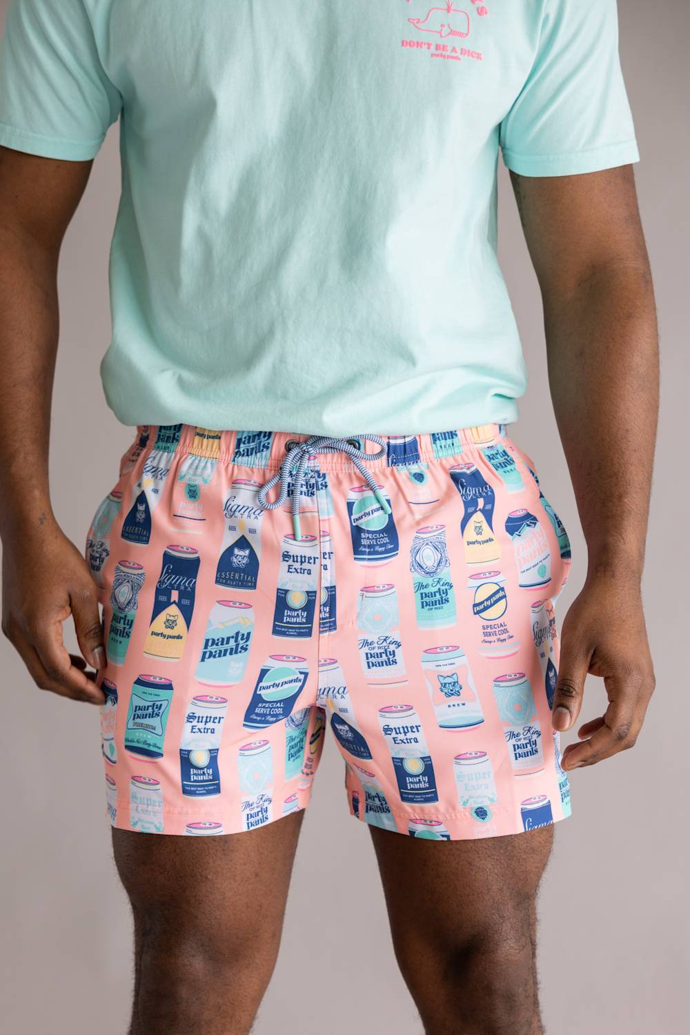 Swimming Rizz Party Pants King of Rizz Swim Shorts for Men in Coral | PPE26103-CRL C ...