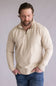 Weatherproof Vintage Striped Quarter Zip for Men in Bleached Sand