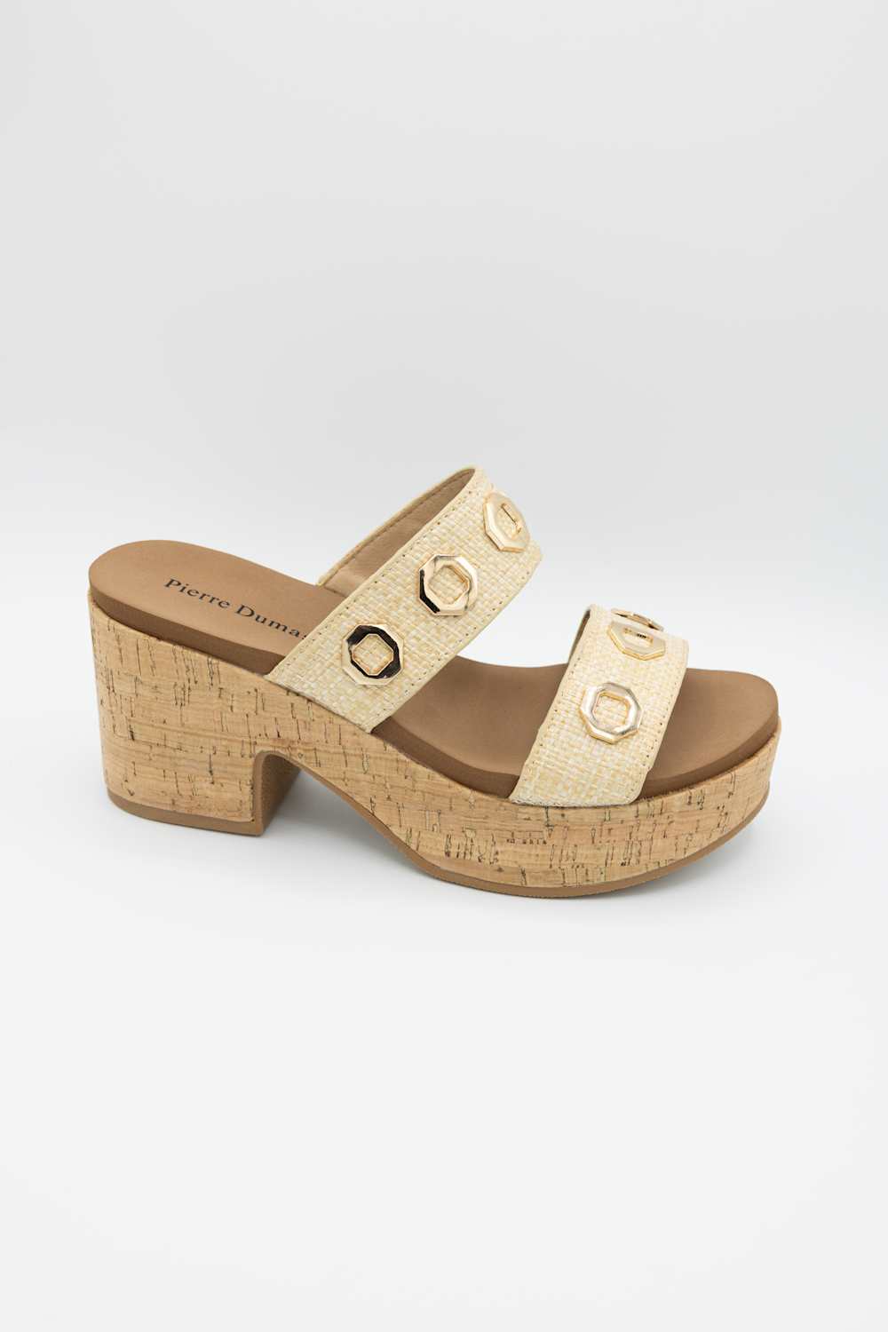 Pierre Dumas Mood-1 Platform Heels for Women in Natural 