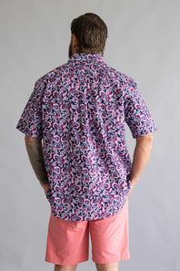 Ariat Bennie Classic Shirt for Men in Blue Paisley