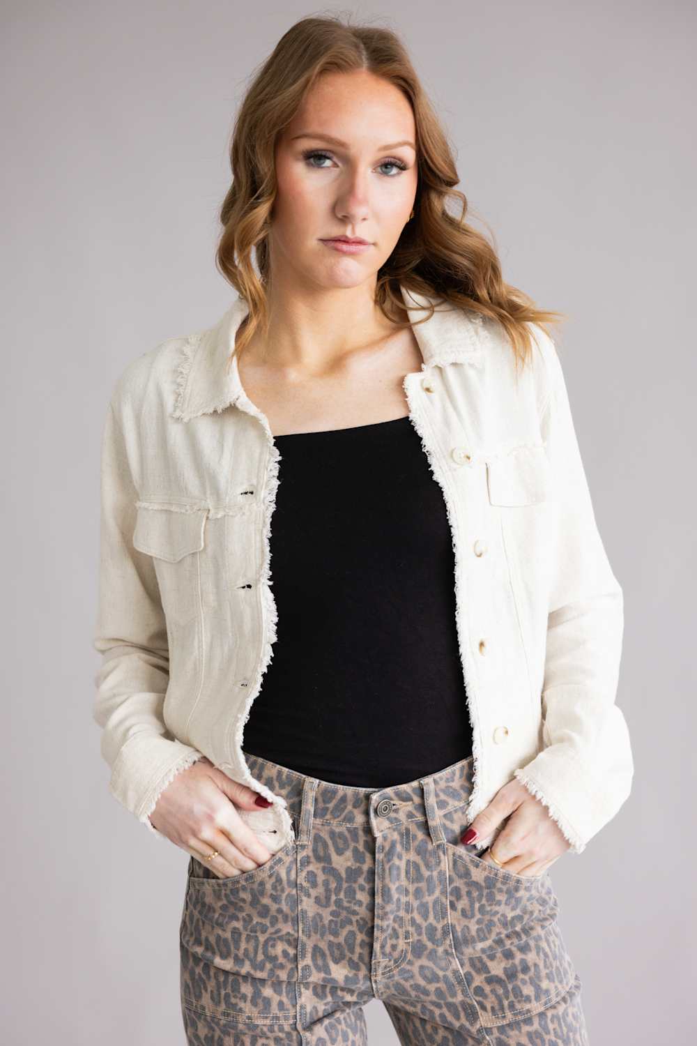 Thread & Supply Sakura Jacket for Women in Oatmeal 
