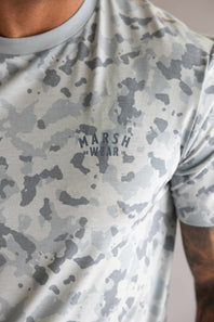 Marsh Wear Stackhouse Hagood T-Shirt for Men in Granite Camo