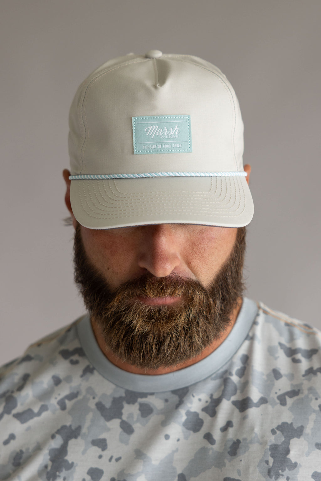 Marsh Wear Top Shelf Hat for Men in Stone