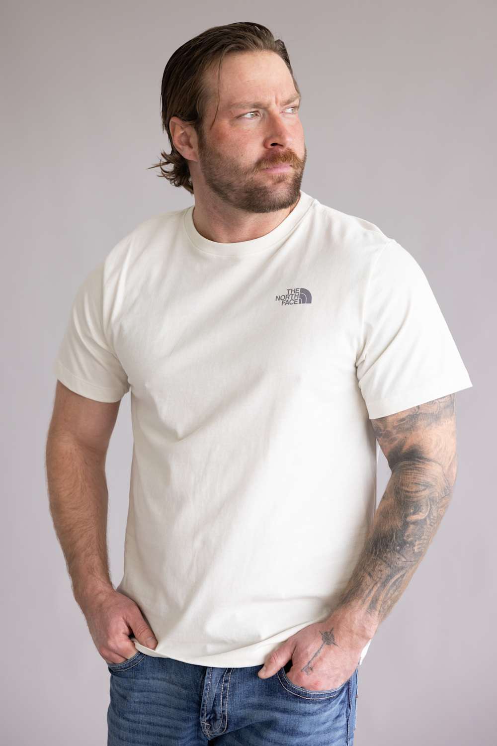 The North Face Escape The City Tee for Men in White Dune