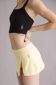 FP Movement Hot Shot Mini Skort for Women in Sunlit Yellow