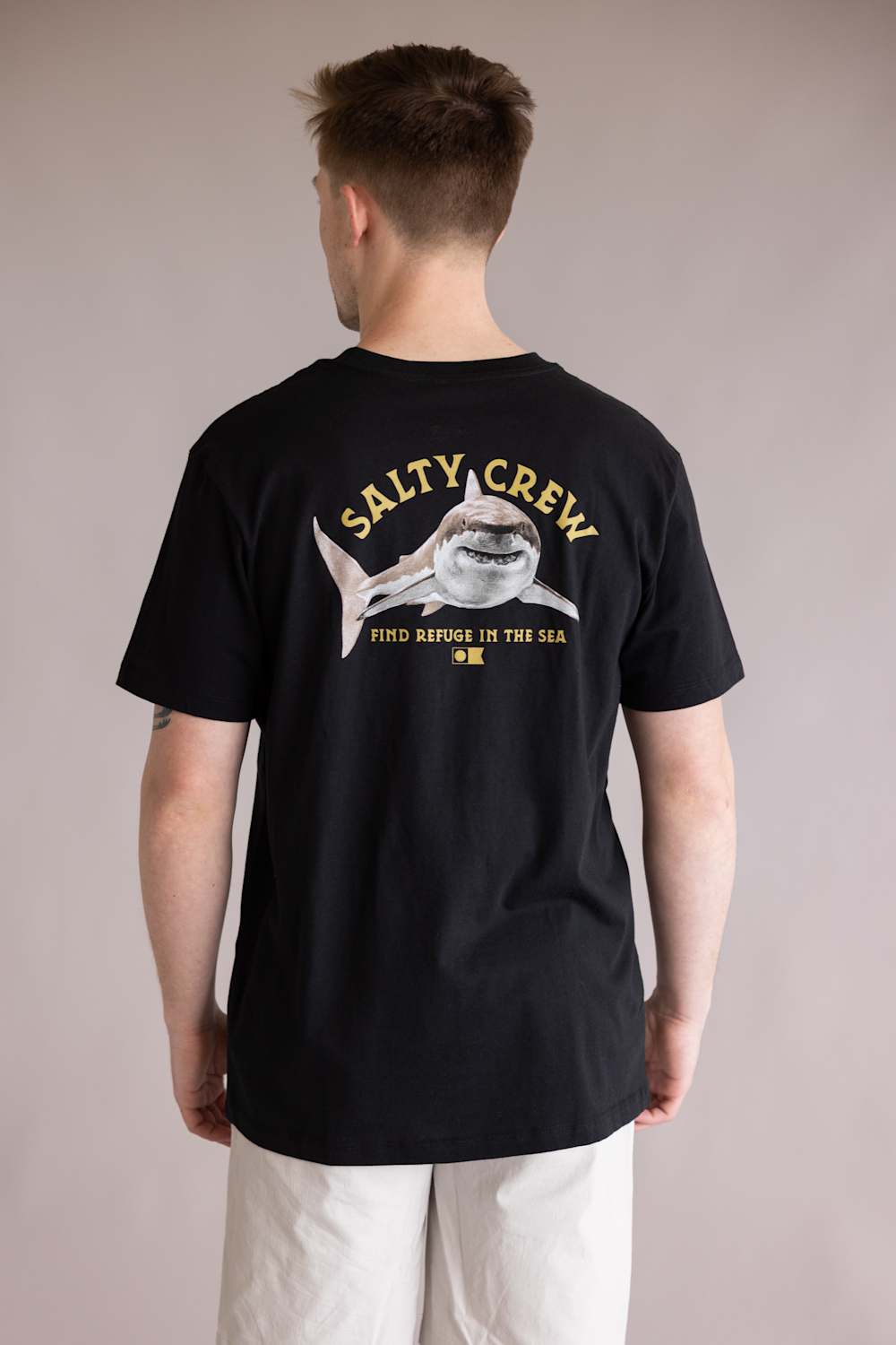 Salty Crew Lurking T-Shirt for Men in Black