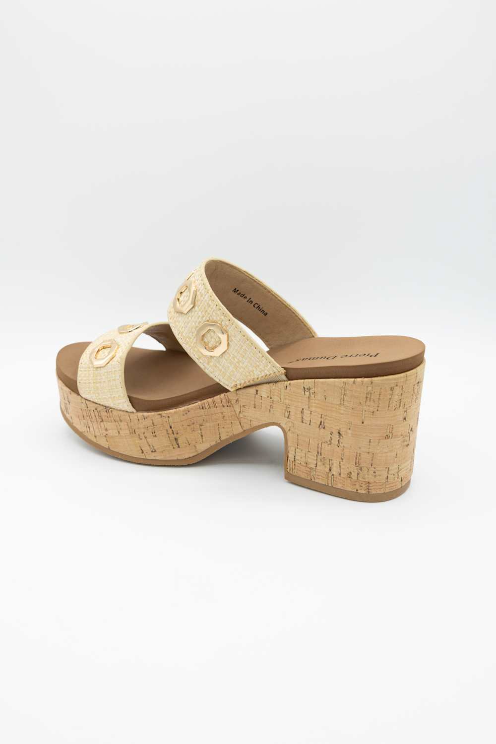 Pierre Dumas Mood-1 Platform Heels for Women in Natural 