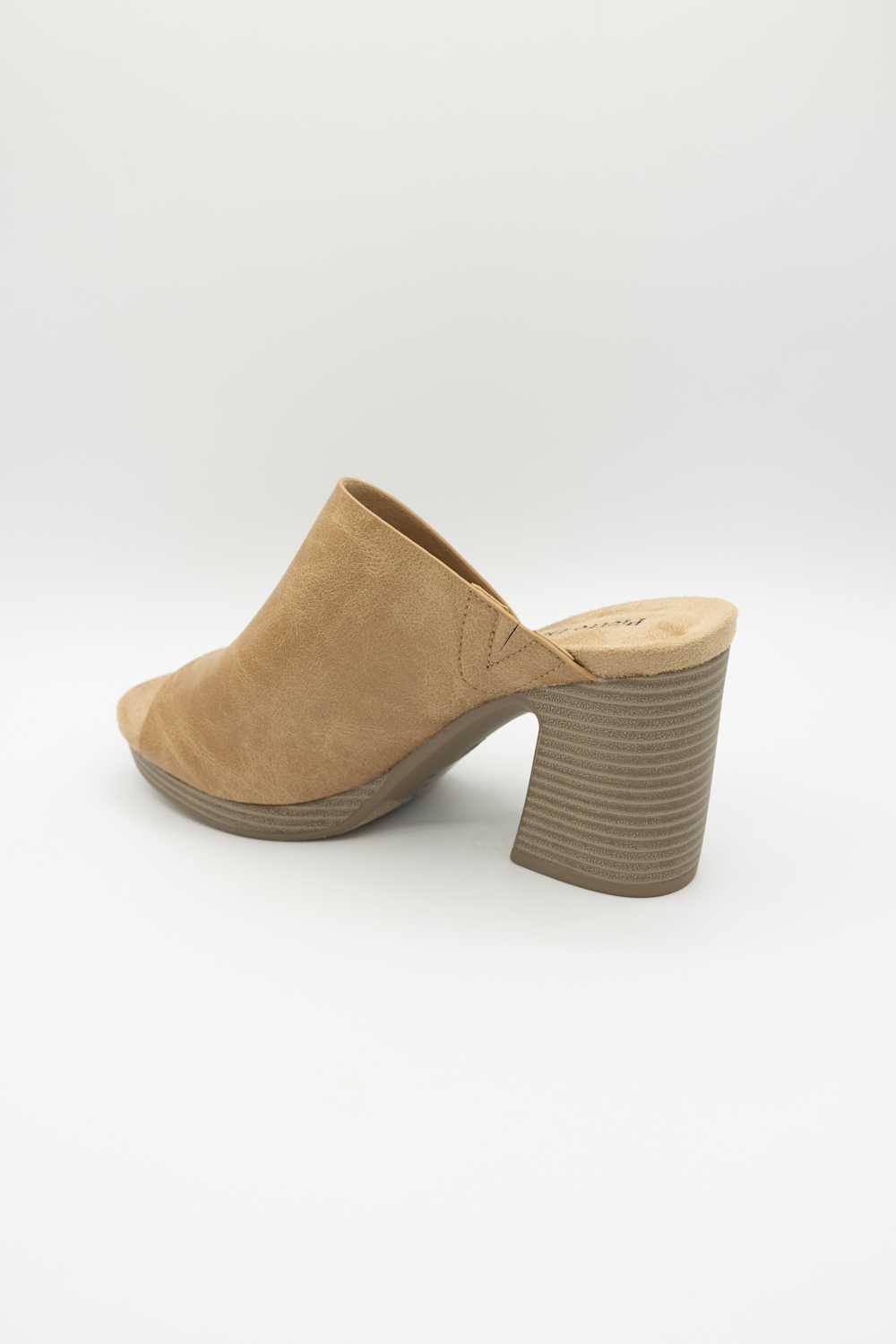 Pierre Dumas Morgen Platform Leather Wedges for Women in Taupe