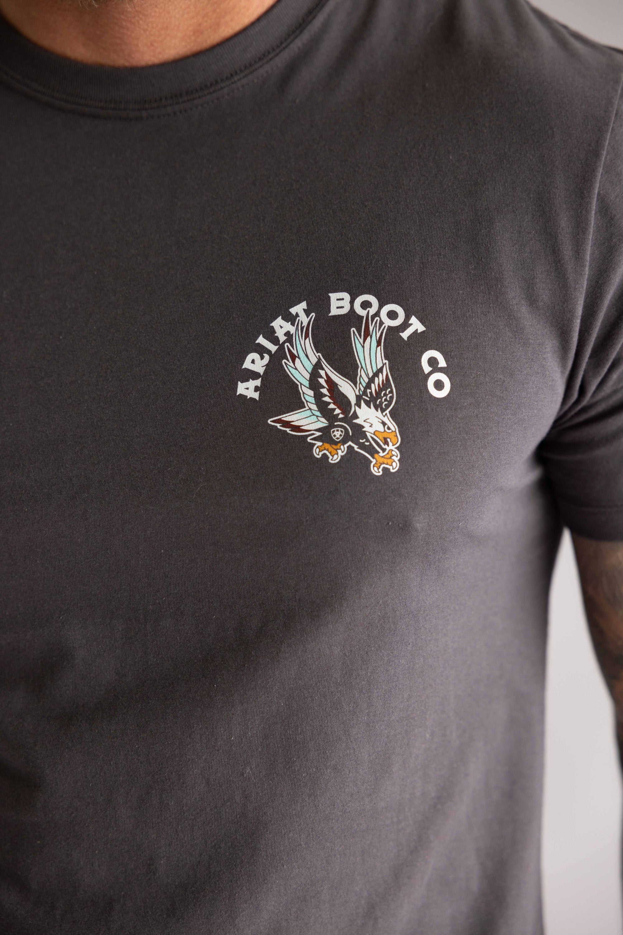 Ariat Traditional Eagle LOTF Classic T-Shirt for Men in Vintage Black