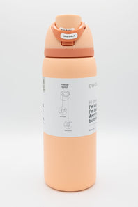Owala FreeSip 32 oz Stainless Steel Water Bottle in Peach of Mind