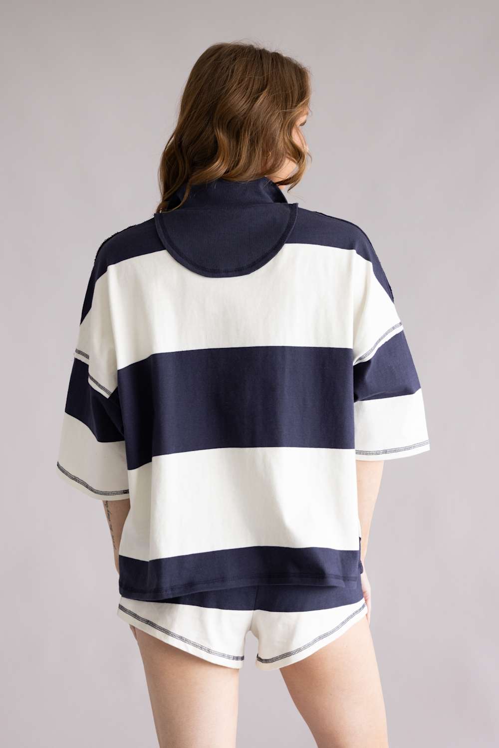 FP Movement Retro Rugby Set for Women in Midnight Navy Combo