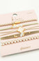 K’lani Glimmer Medium Hair Tie Bracelets in Mauve