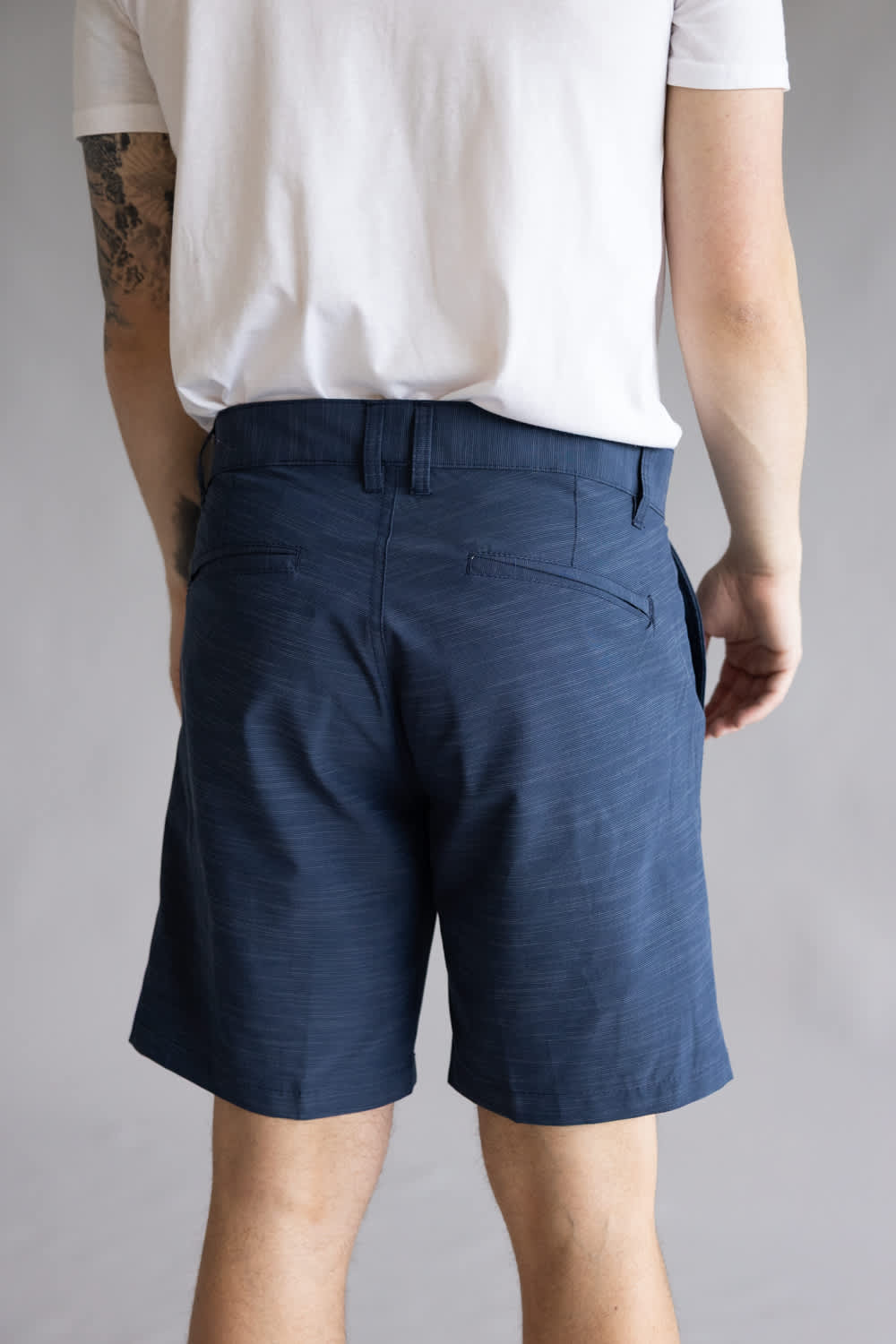 1897 Original Stretch Hybrid Shorts for Men in Indigo