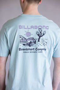 Billabong Tailgating Premium T-Shirt for Men in Dusty Blue