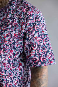 Ariat Bennie Classic Shirt for Men in Blue Paisley