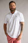 Ariat Tek Polo Shirt for Men in White Western Print
