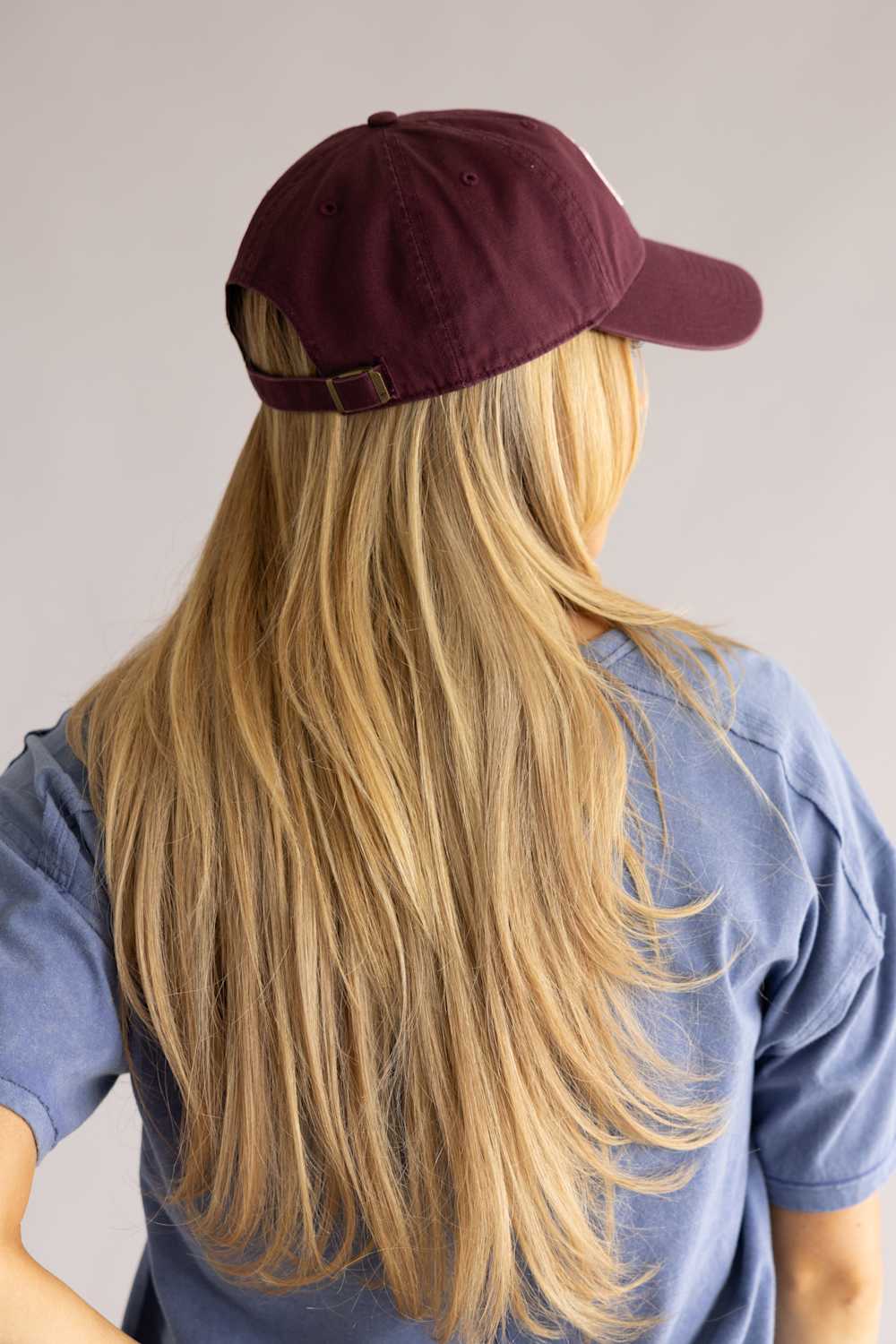 47 New York Yankees Clean Up Hat in Maroon/Pink
