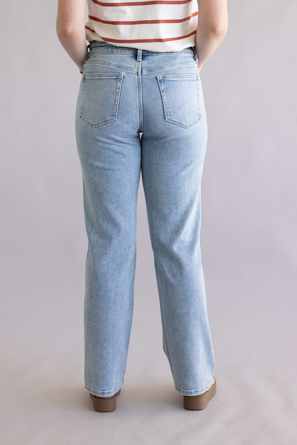 Flying Monkey Low Rise Straight Jeans for Women