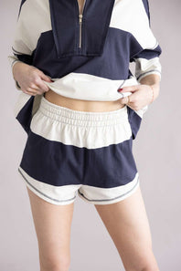 FP Movement Retro Rugby Set for Women in Midnight Navy Combo