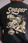 Seager Romero T-Shirt for Men in Vintage Black
