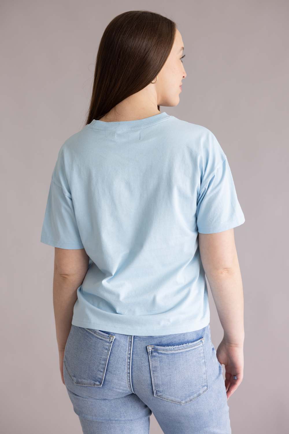 Simply Southern x Peeps T-Shirt for Women in Light Blue