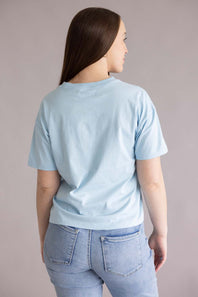 Simply Southern x Peeps T-Shirt for Women in Light Blue