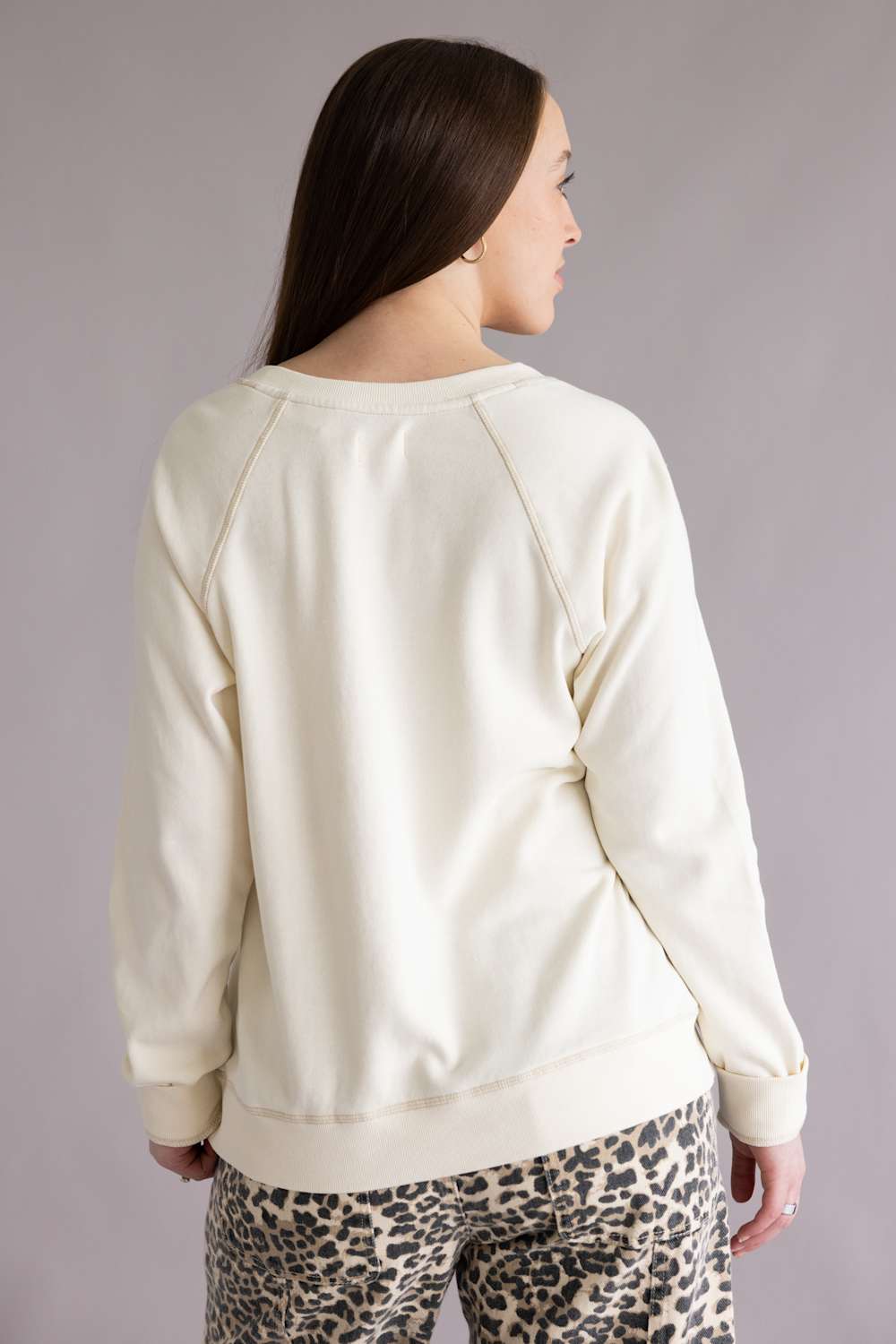 Thread & Supply Rugby Sweatshirt for Women in Ivory