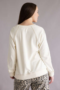 Thread & Supply Rugby Sweatshirt for Women in Ivory