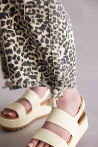 Aaron & Amber Leopard Pants for Women in Leopard Print 