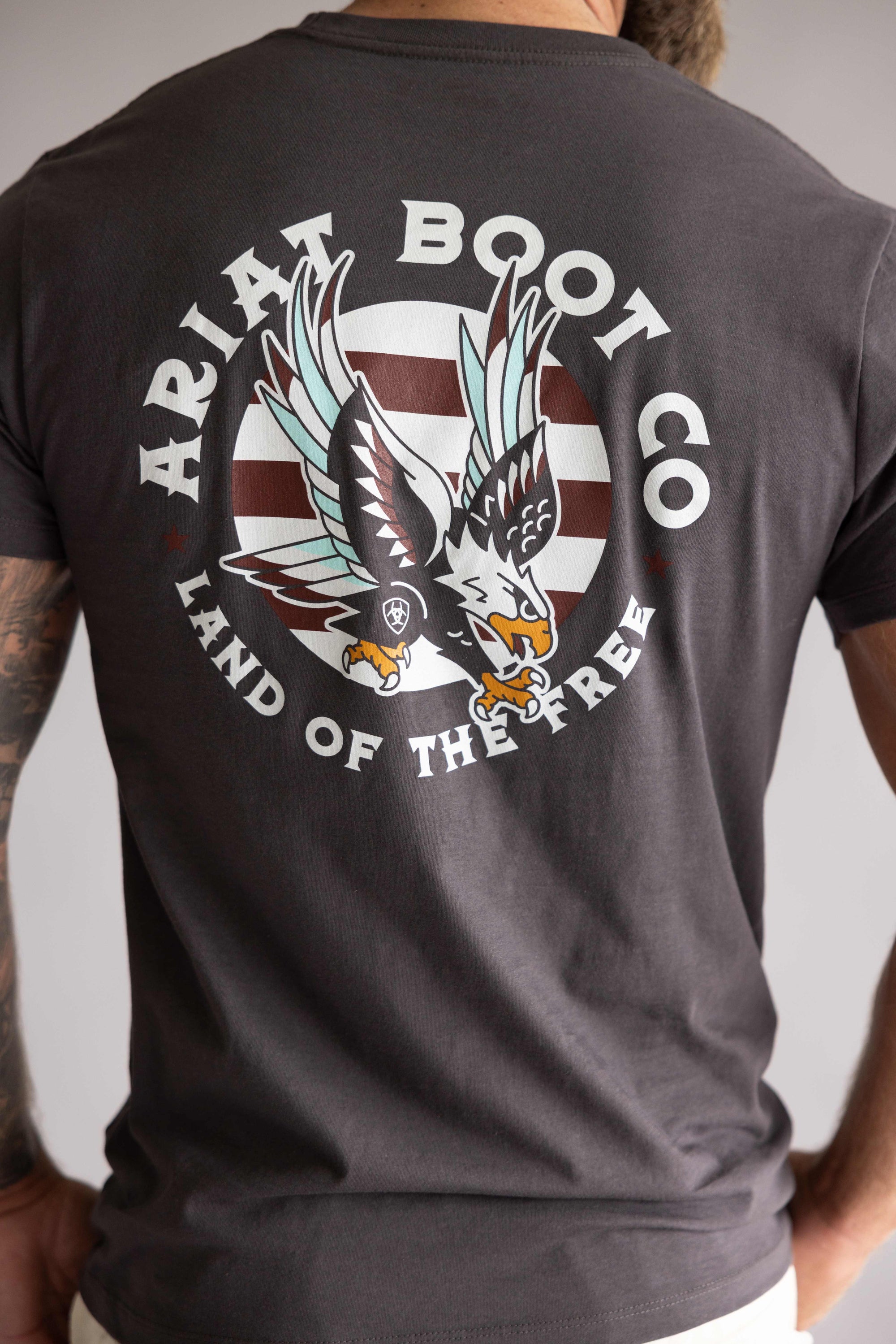 Ariat Traditional Eagle LOTF Classic T-Shirt for Men in Vintage Black