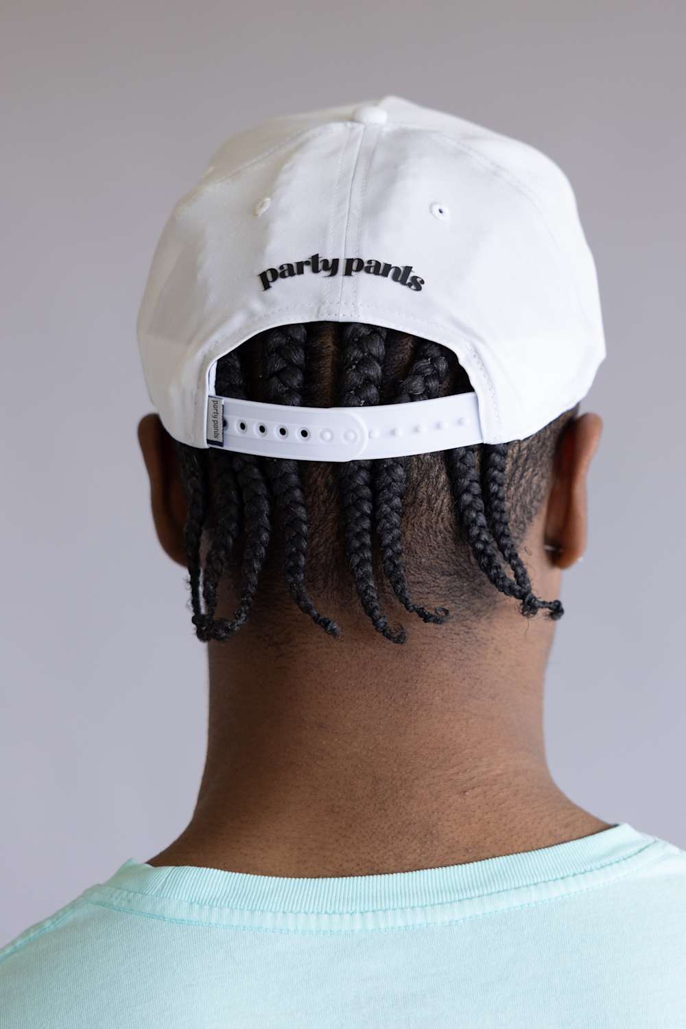  Party Pants Moby Says Snapback Hat for Men in White 