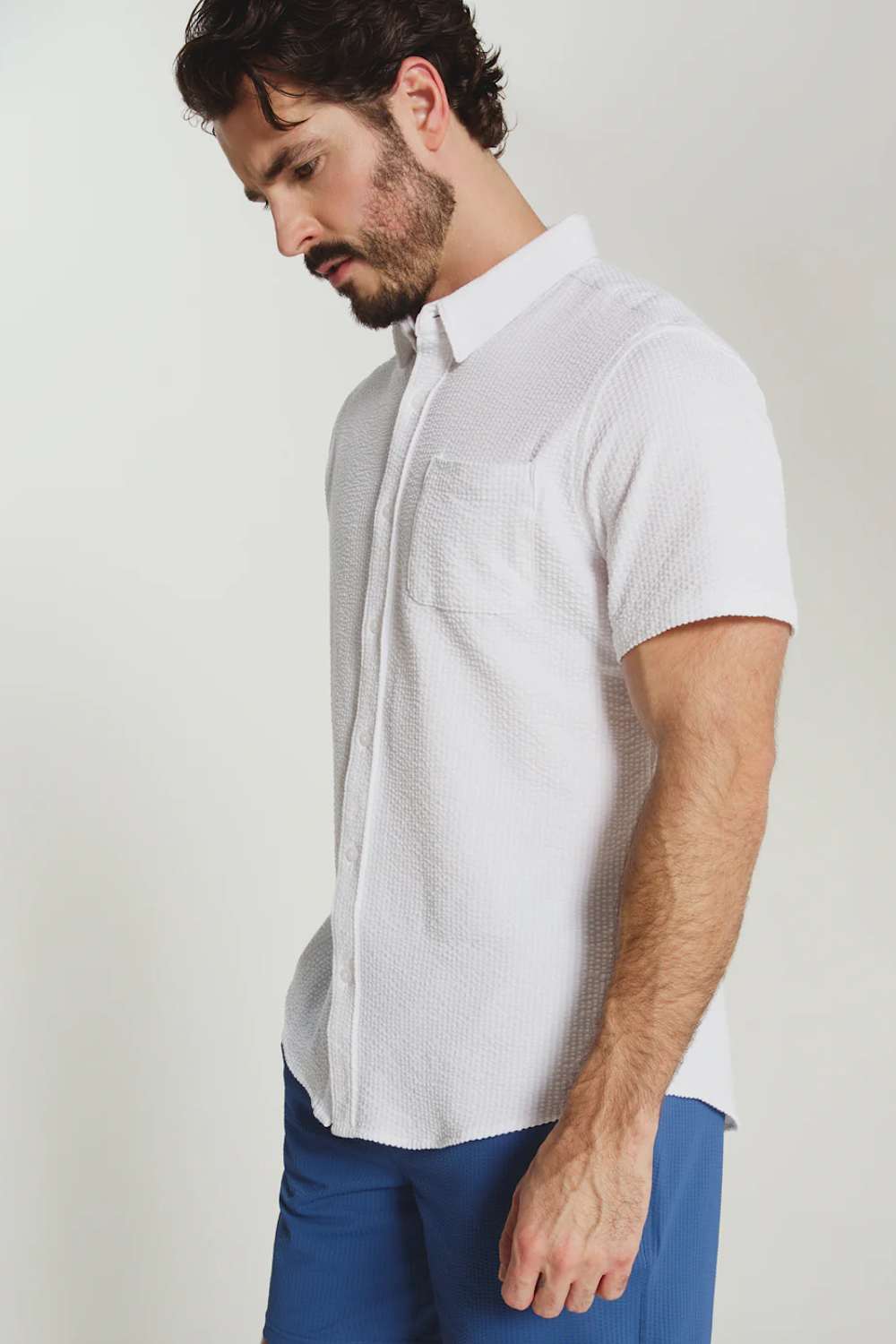7Diamonds Bennet Shirt for Men in Ivory