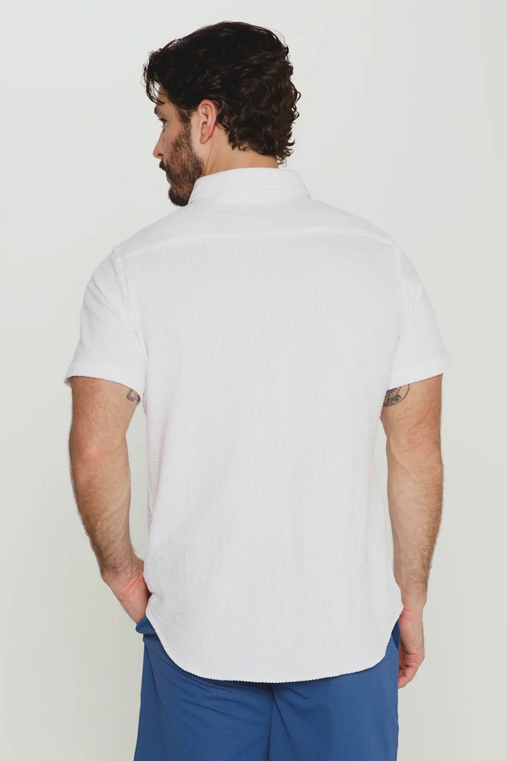 7Diamonds Bennet Shirt for Men in Ivory