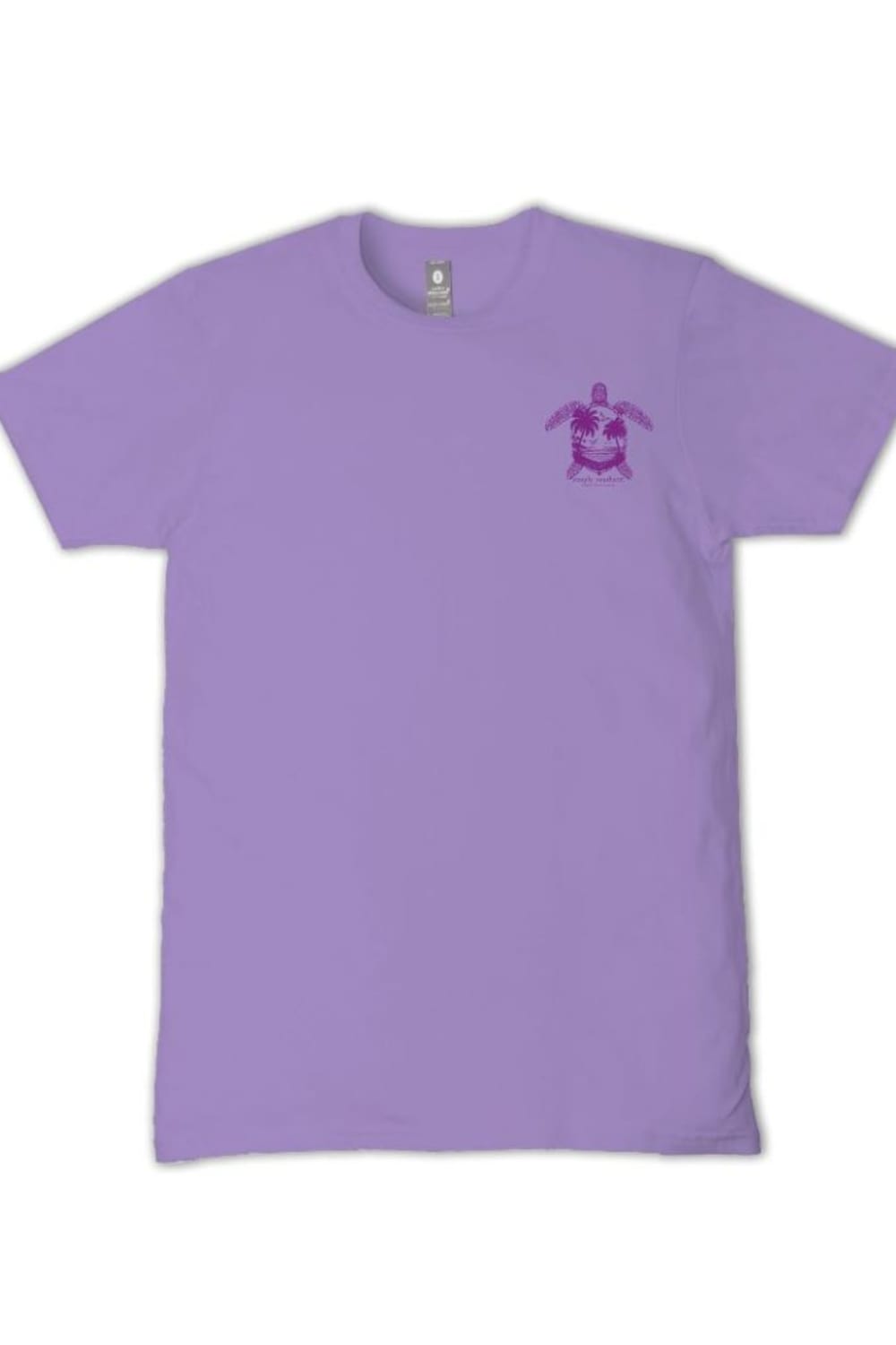  Simply Southern Sunset Turtle T-Shirt for Women in Grape 