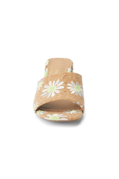 Coconuts by Matisse Kristin Daisy Slide On Heels for Women in White