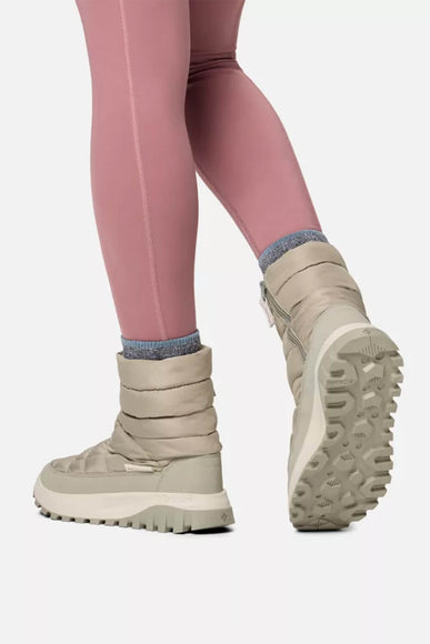 Columbia Snowtrot Boots for Women in Grey Green, Dark Stone